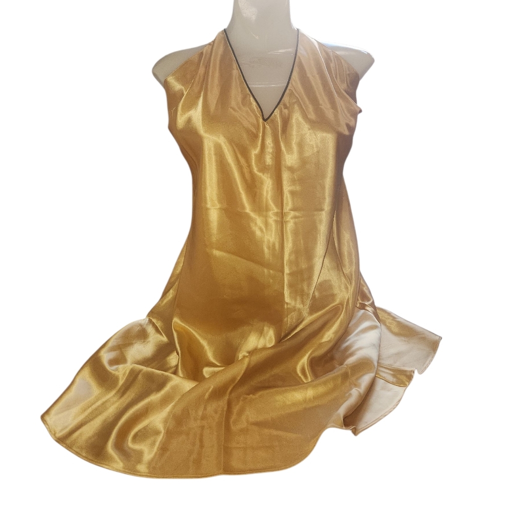 Gilligan & O'Malley Gold Gown